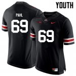 NCAA Ohio State Buckeyes Youth #69 Brandon Pahl Black Nike Football College Jersey OXJ2545IN